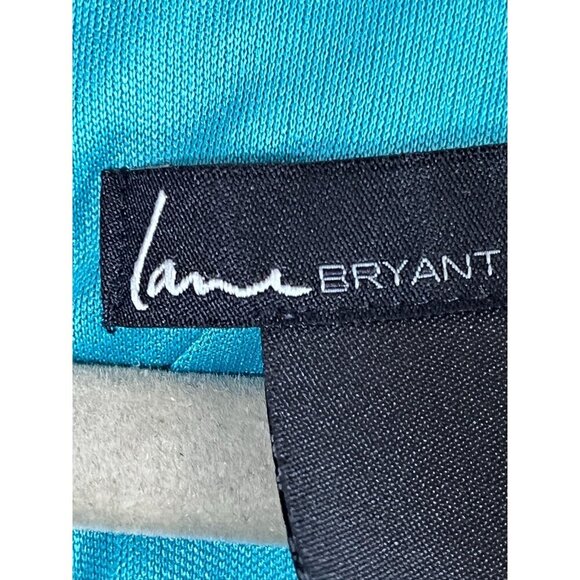 Lane Bryant Clip Dot Dress 22 Green Tank Midi Feminine Retro Pinup Skater 80s - Picture 2 of 12